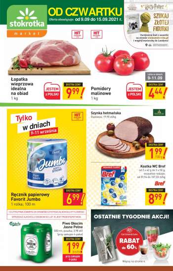 Gazetka Stokrotka Market - 9.9.2021 - 15.9.2021.