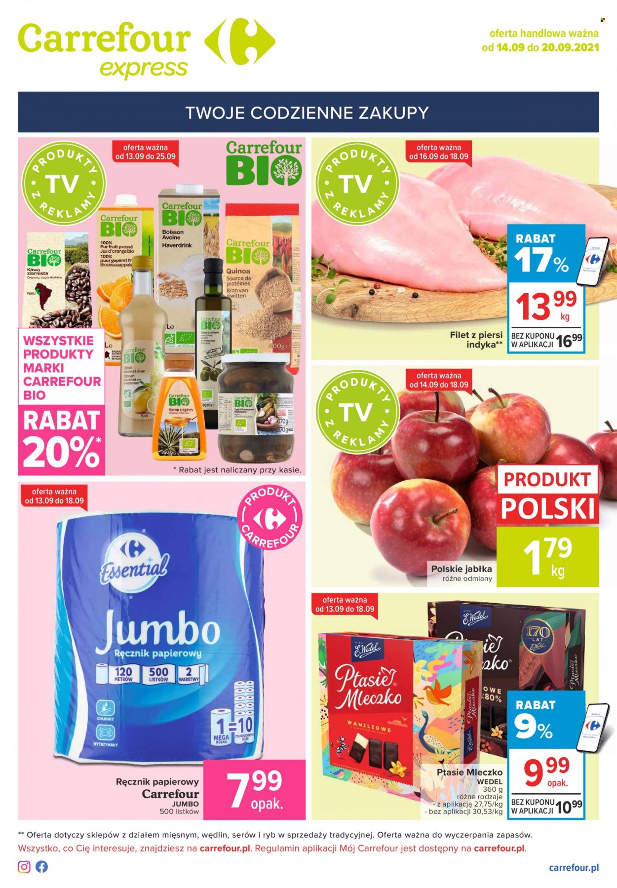 Gazetka Carrefour Express - 14.09.2021 - 20.09.2021. Strona 1