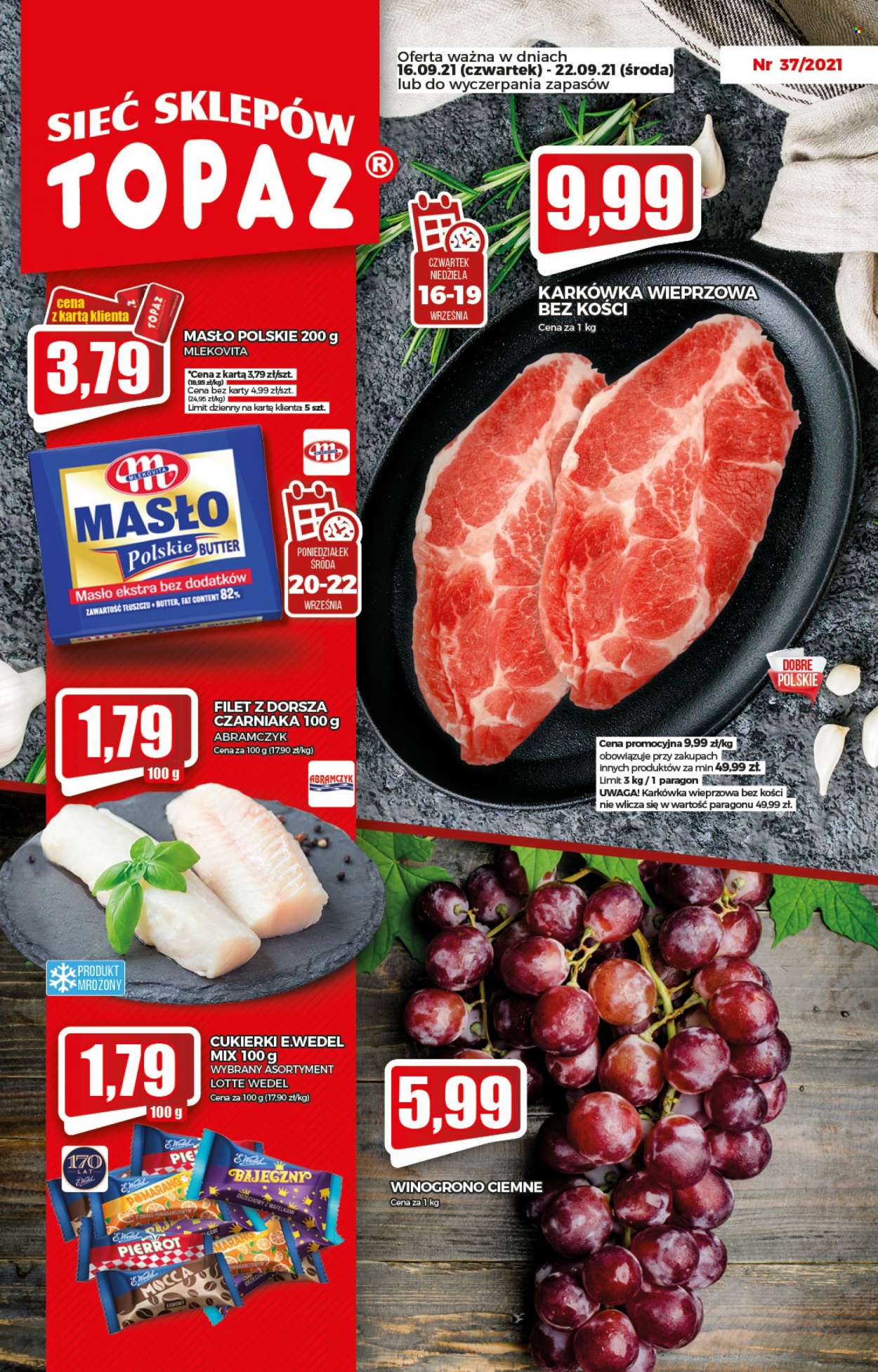 Gazetka Topaz - 16.09.2021 - 22.09.2021. Strona 1