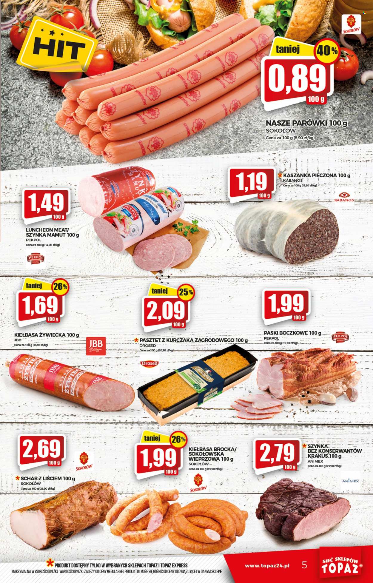 Gazetka Topaz - 16.09.2021 - 22.09.2021. Strona 5