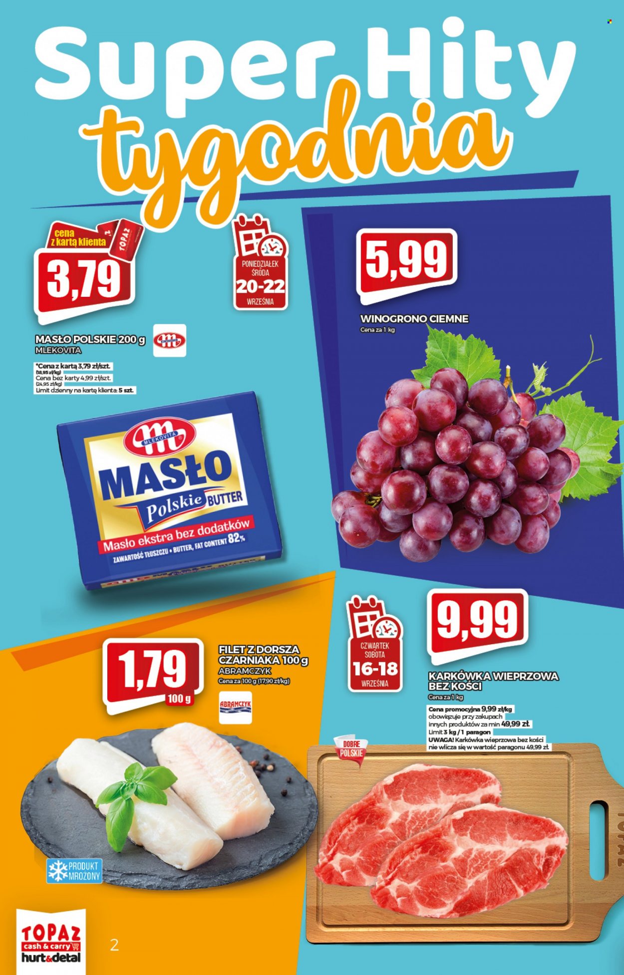 Leták Topaz Cash&Carry - 16.9.2021 - 22.9.2021. Strana 2