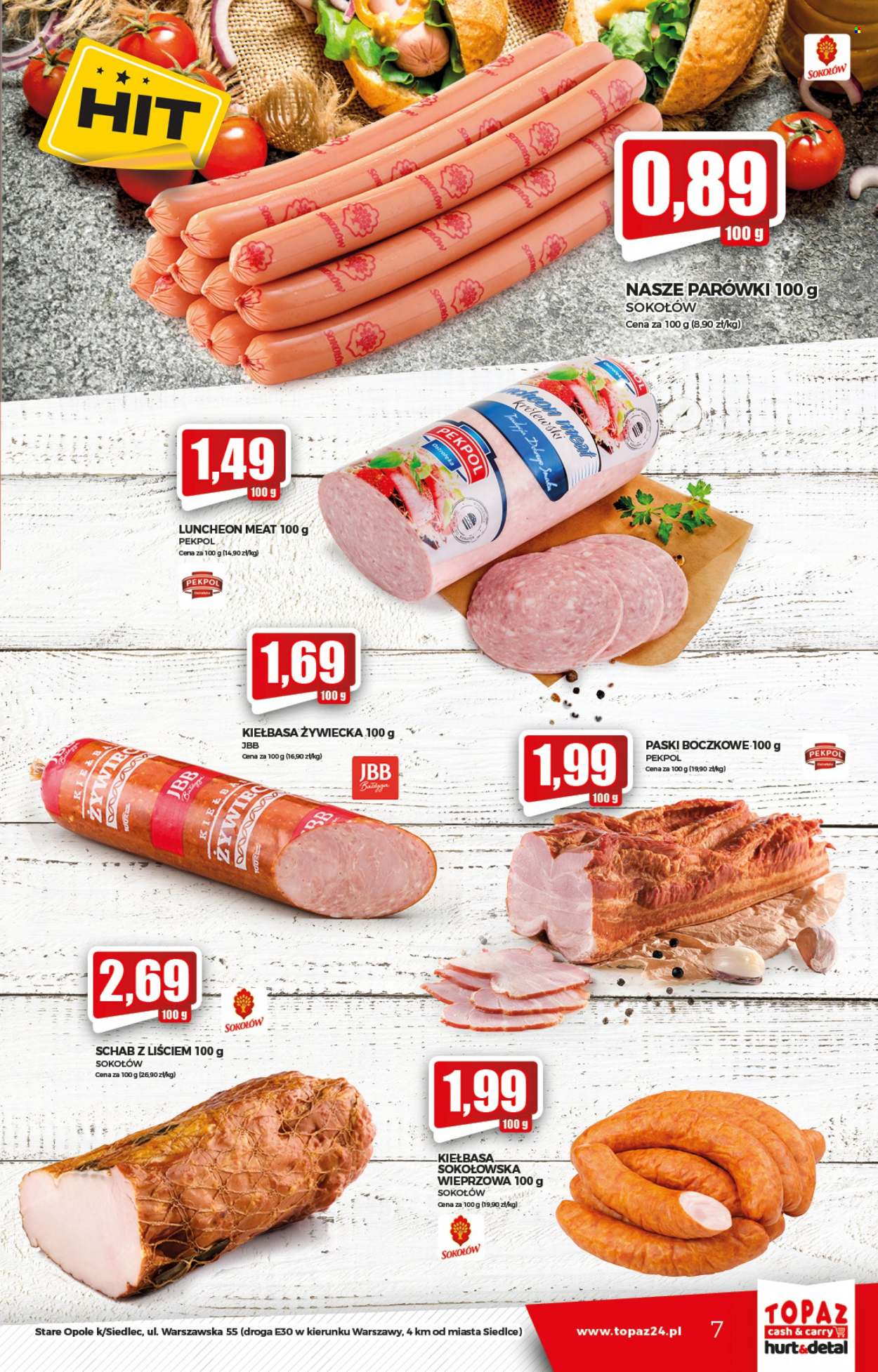 Leták Topaz Cash&Carry - 16.9.2021 - 22.9.2021. Strana 7
