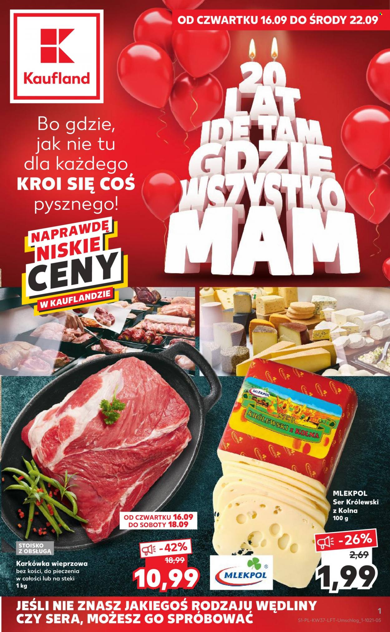 Gazetka Kaufland - 16.09.2021 - 22.09.2021. Strona 1
