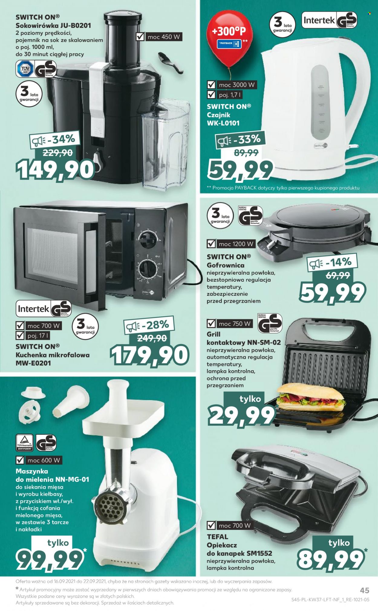 Gazetka Kaufland - 16.09.2021 - 22.09.2021. Strona 45