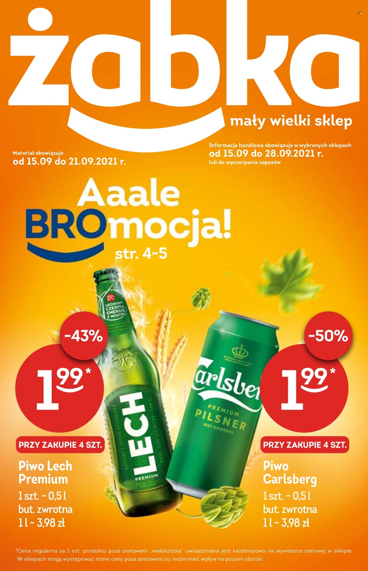 Gazetka Żabka - 15.09.2021 - 28.09.2021. Strona 1