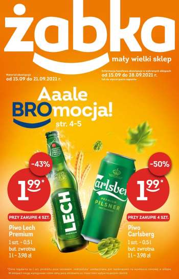 Gazetka Żabka - 15.9.2021 - 28.9.2021.