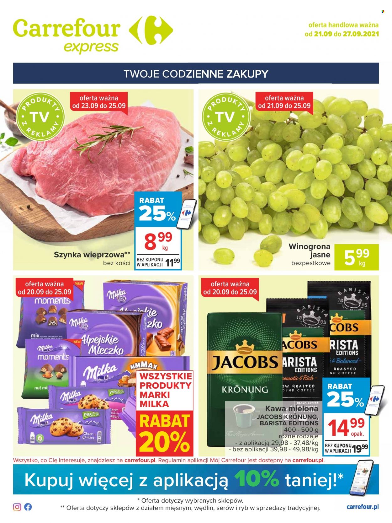 Gazetka Carrefour Express - 21.09.2021 - 27.09.2021. Strona 1
