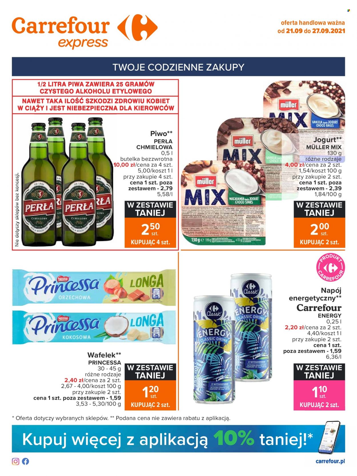 Gazetka Carrefour Express - 21.09.2021 - 27.09.2021. Strona 1