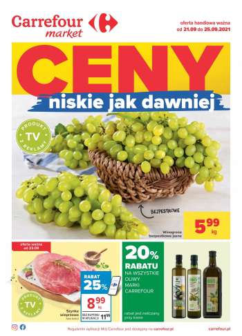 Gazetka Carrefour Market - 21.9.2021 - 25.9.2021.