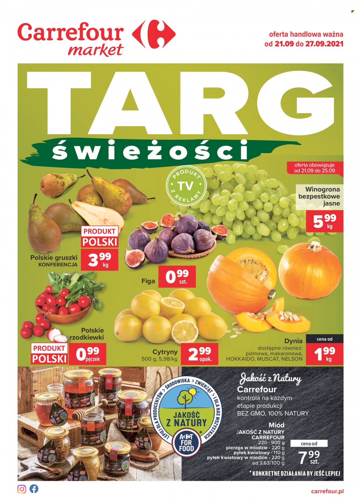 Gazetka Carrefour Market - 21.09.2021 - 27.09.2021. Strona 1