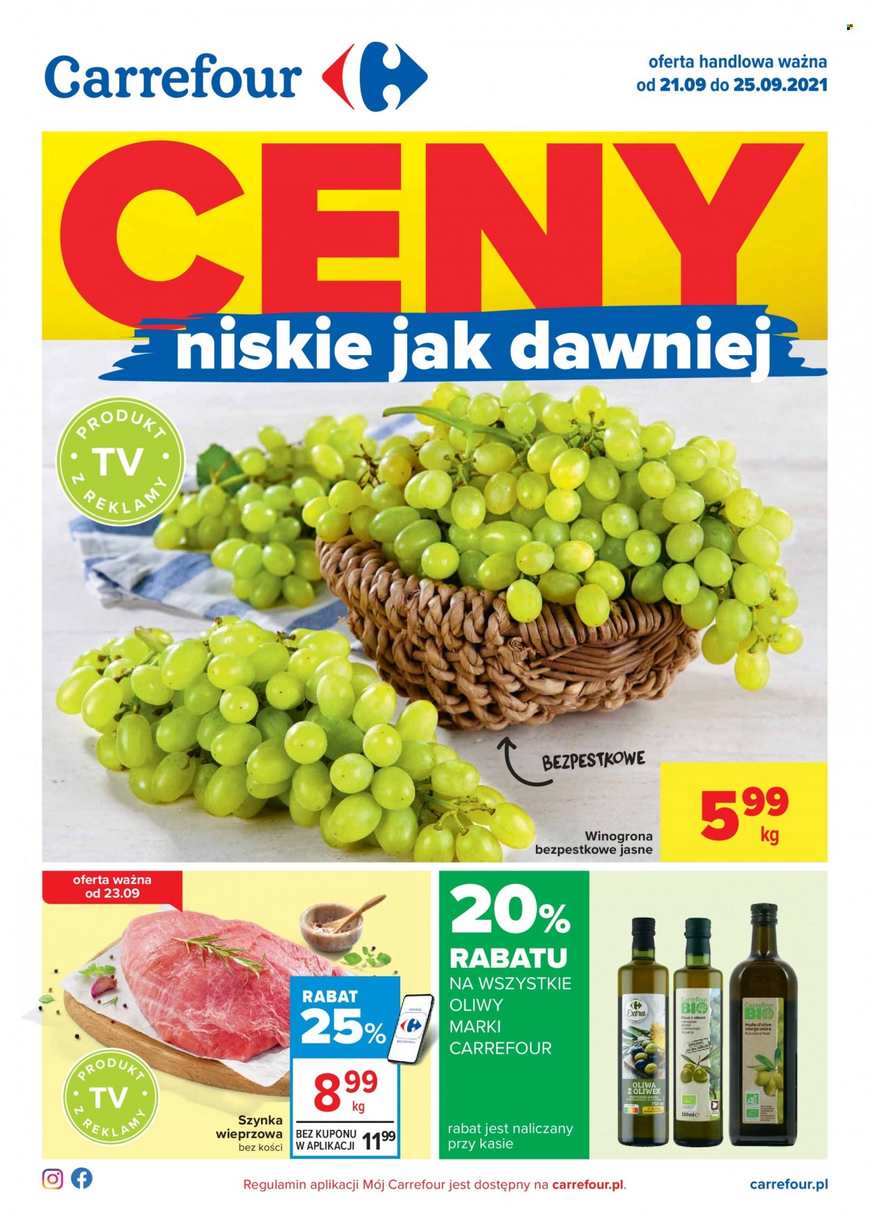 Gazetka Carrefour - 21.09.2021 - 25.09.2021. Strona 1