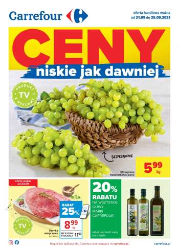 Gazetka Carrefour - 21.9.2021 - 25.9.2021.