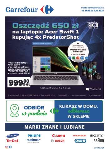 Gazetka Carrefour - 21.9.2021 - 9.10.2021.