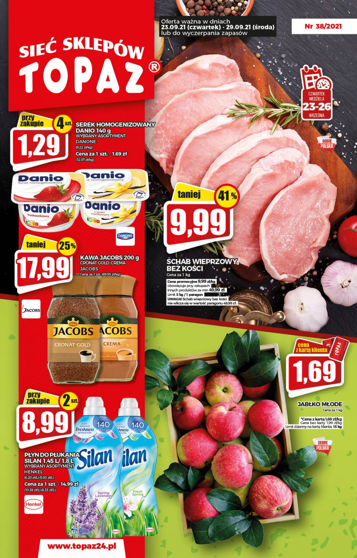 Gazetka Topaz - 23.09.2021 - 29.09.2021. Strona 1