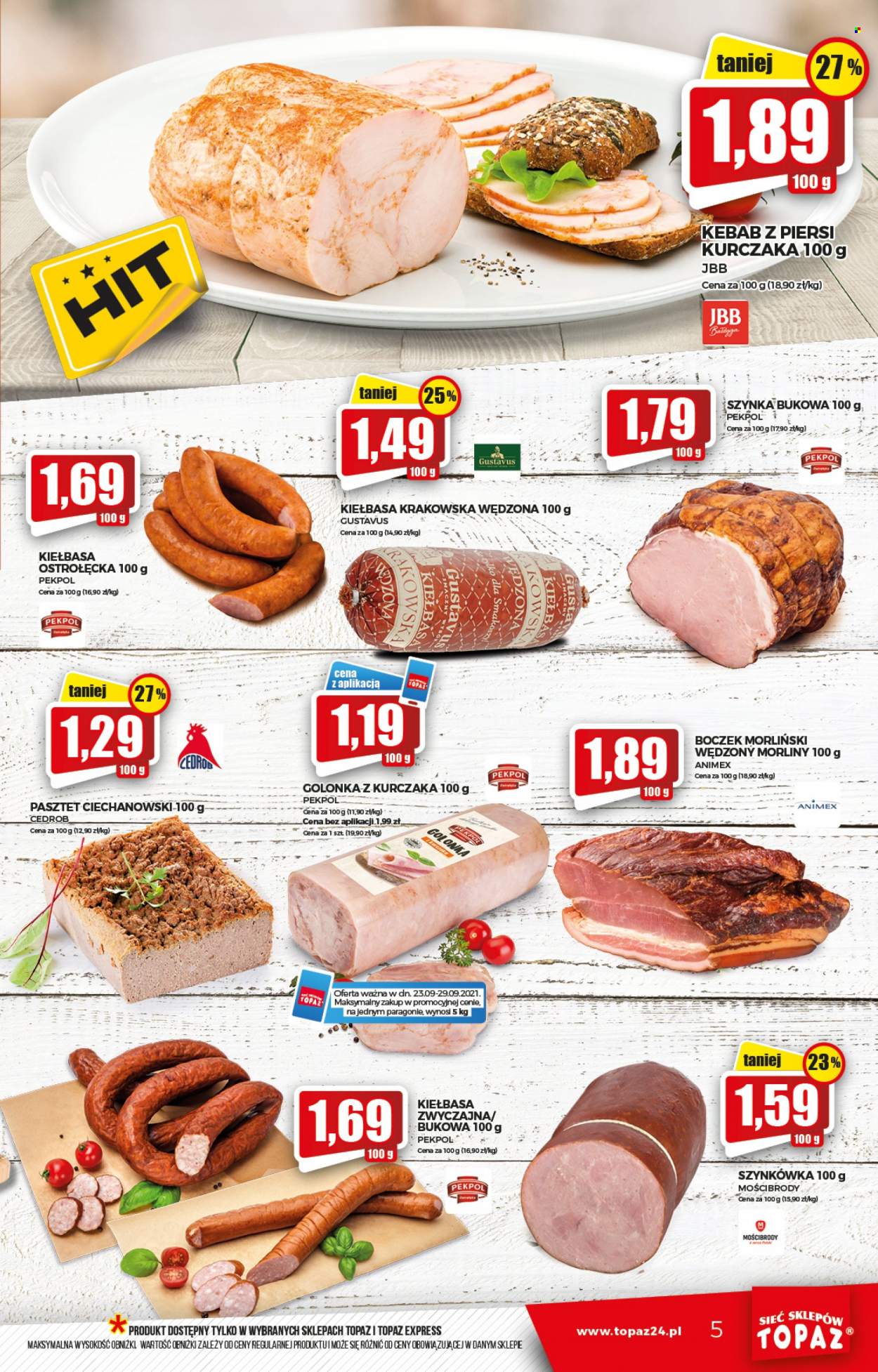 Gazetka Topaz - 23.09.2021 - 29.09.2021. Strona 5