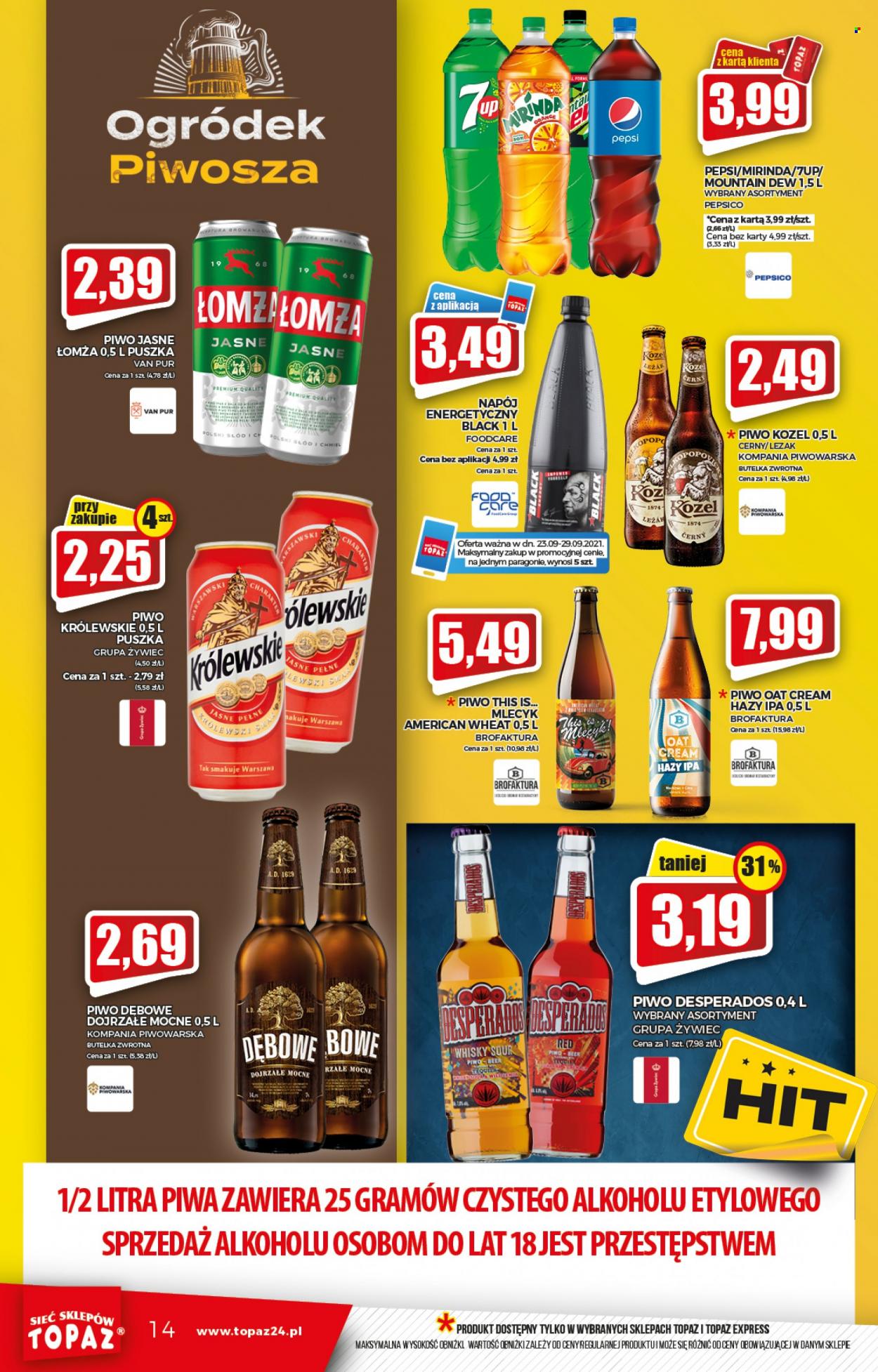 Gazetka Topaz - 23.09.2021 - 29.09.2021. Strona 14
