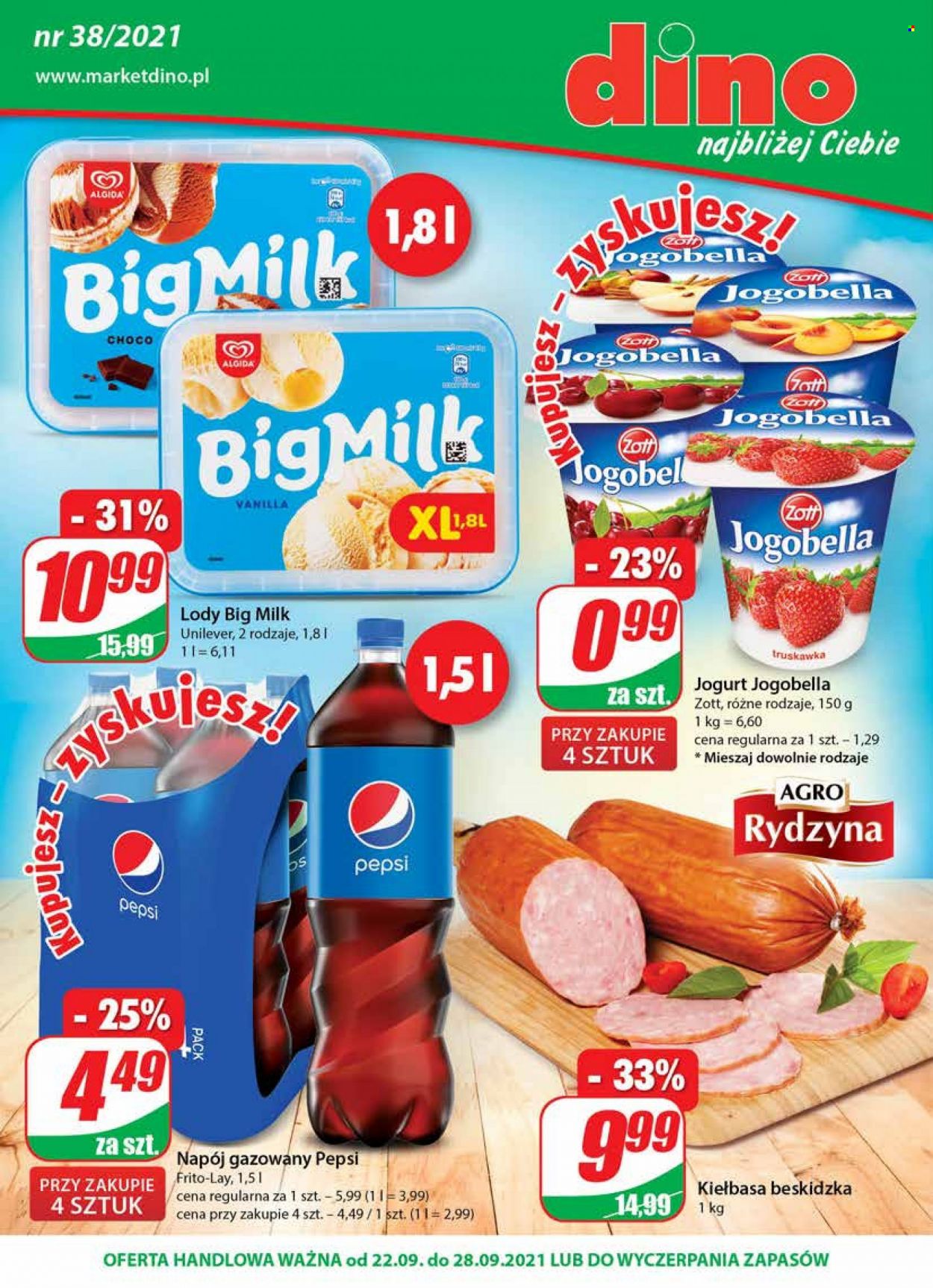 Gazetka Dino - 22.09.2021 - 28.09.2021. Strona 1