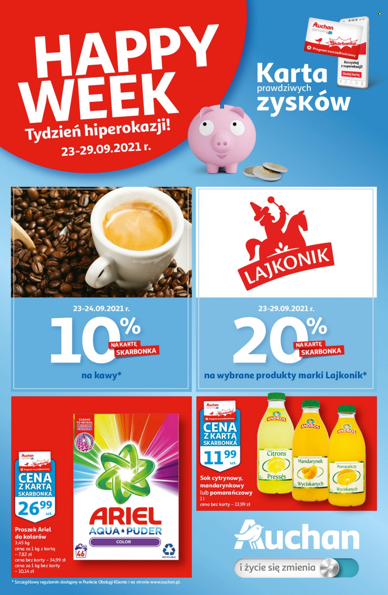 Gazetka Auchan - 23.09.2021 - 29.09.2021. Strona 1