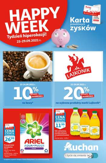 Gazetka Auchan - 23.09.2021 - 29.09.2021.