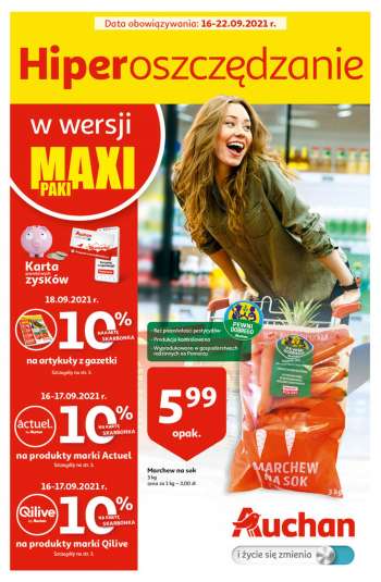 Gazetka Auchan - 16.09.2021 - 22.09.2021.