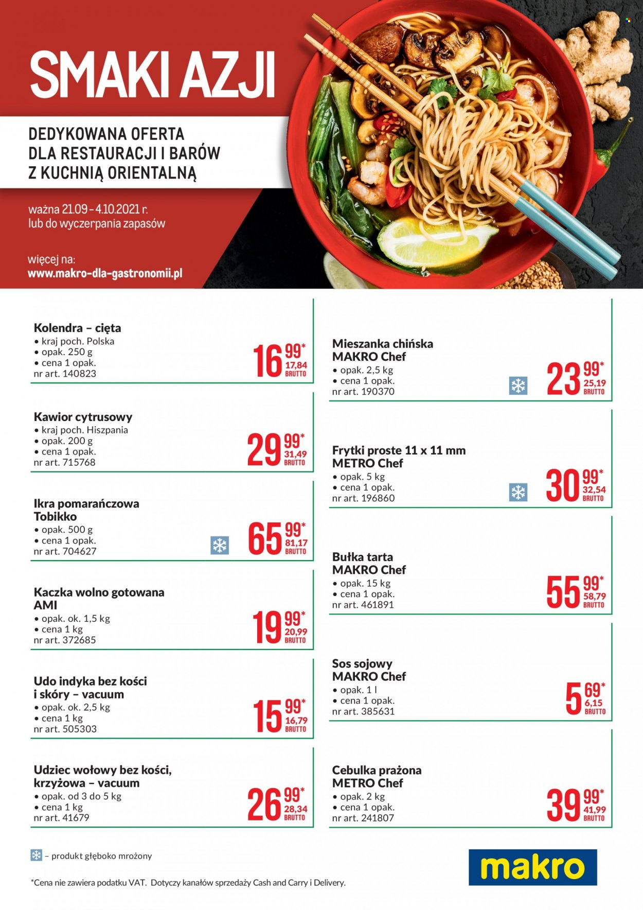 Gazetka Makro - 21.09.2021 - 4.10.2021. Strona 1