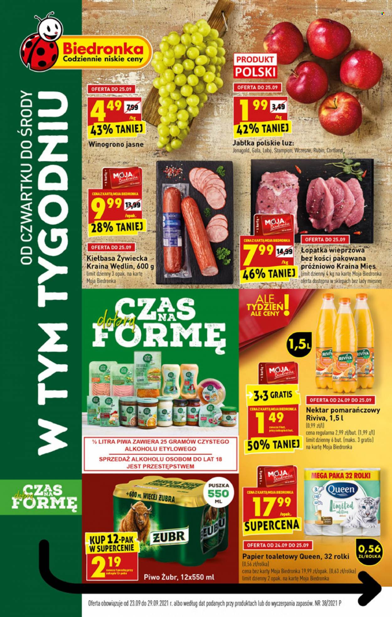 Gazetka Biedronka - 23.09.2021 - 29.09.2021. Strona 1
