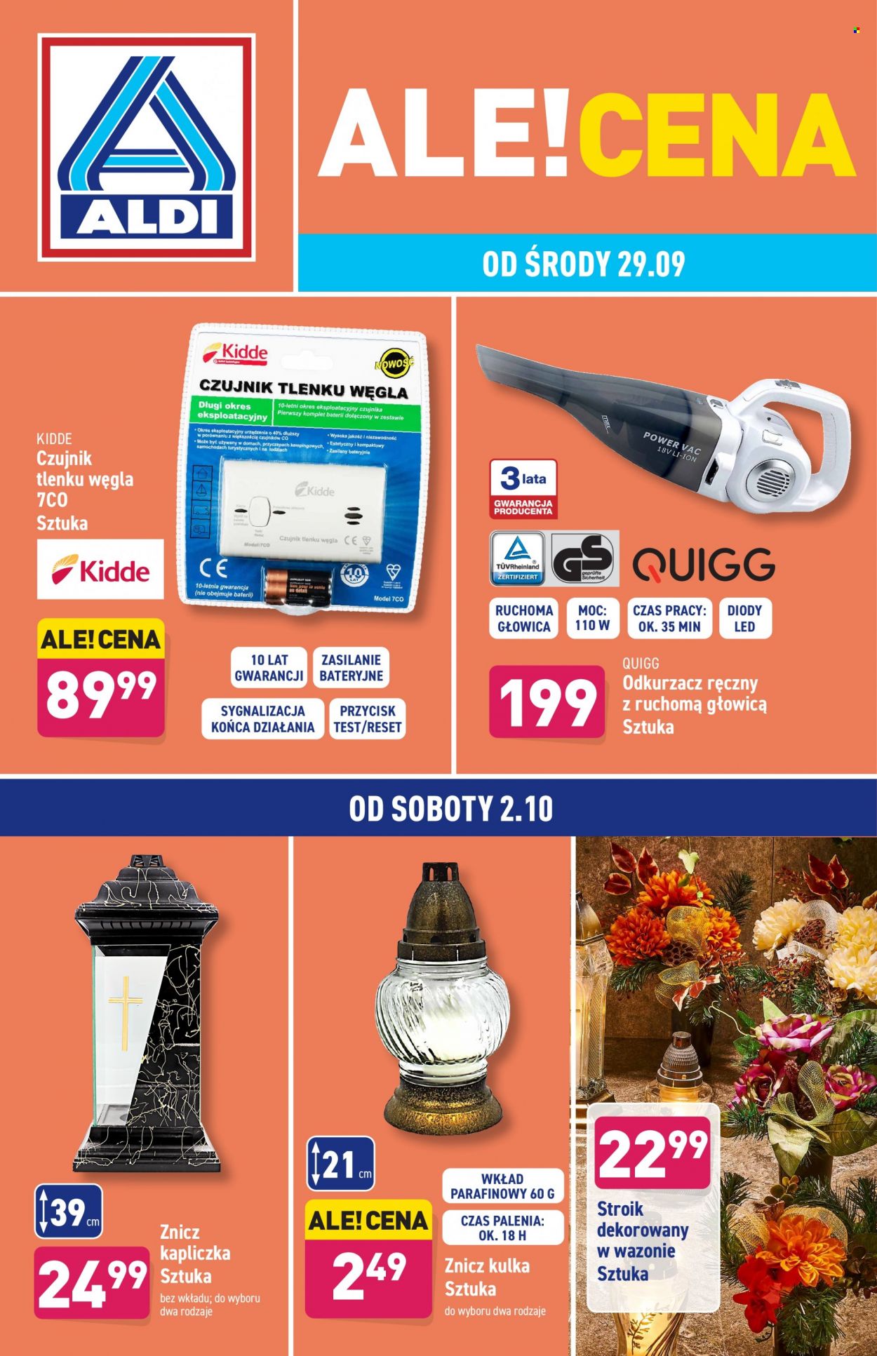 Gazetka ALDI - 29.09.2021 - 2.10.2021. Strona 1