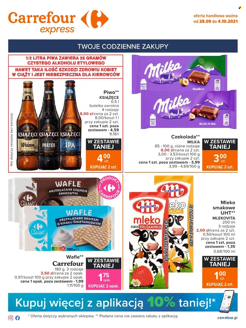 Gazetka Carrefour Express - 28.09.2021 - 4.10.2021. Strona 1