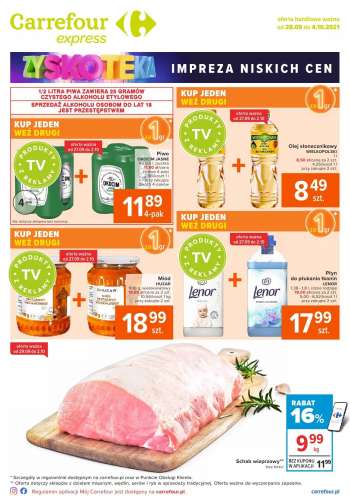 Gazetka Carrefour Express - 28.09.2021 - 4.10.2021.