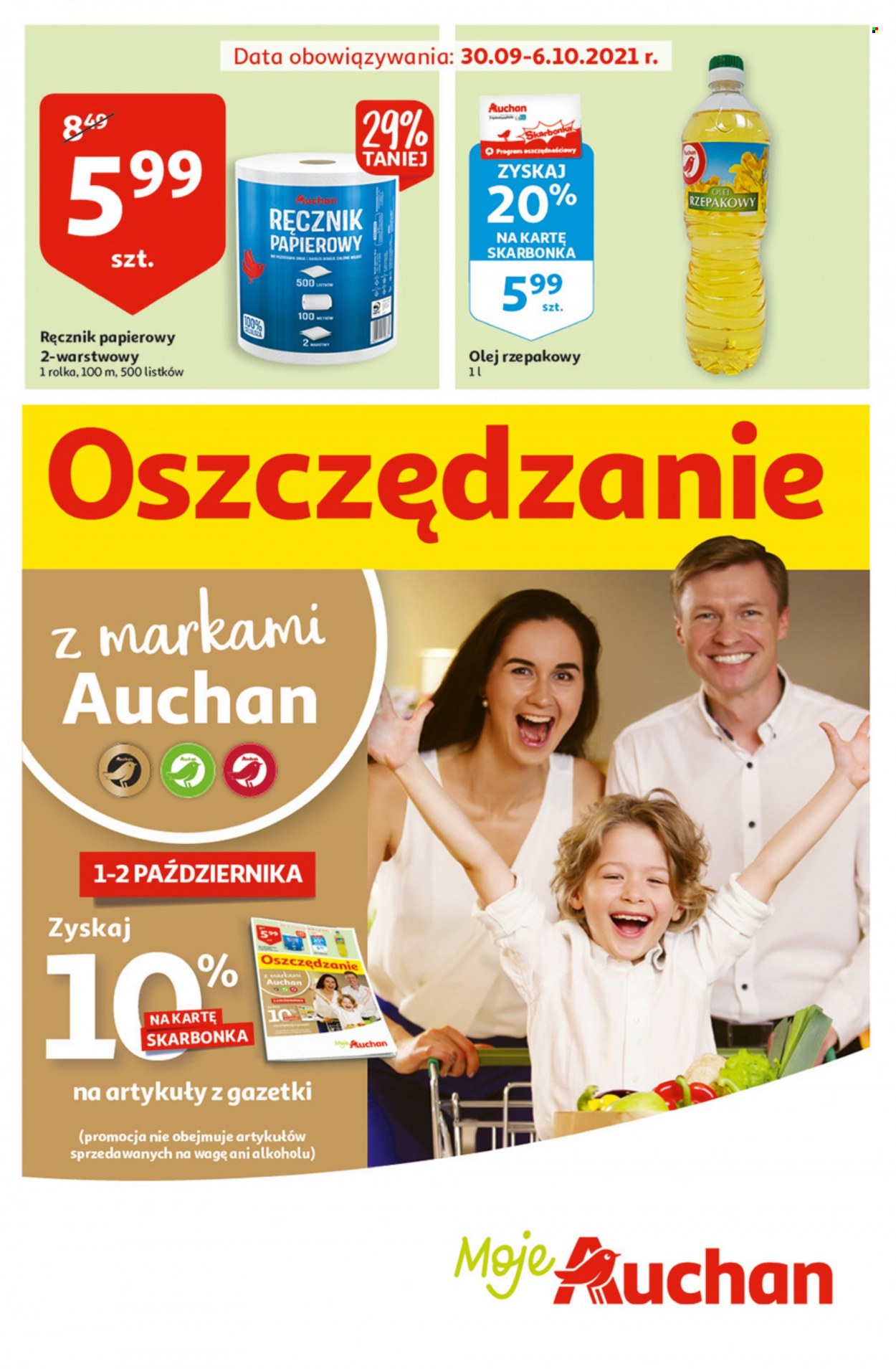 Gazetka Auchan - 30.09.2021 - 6.10.2021. Strona 1