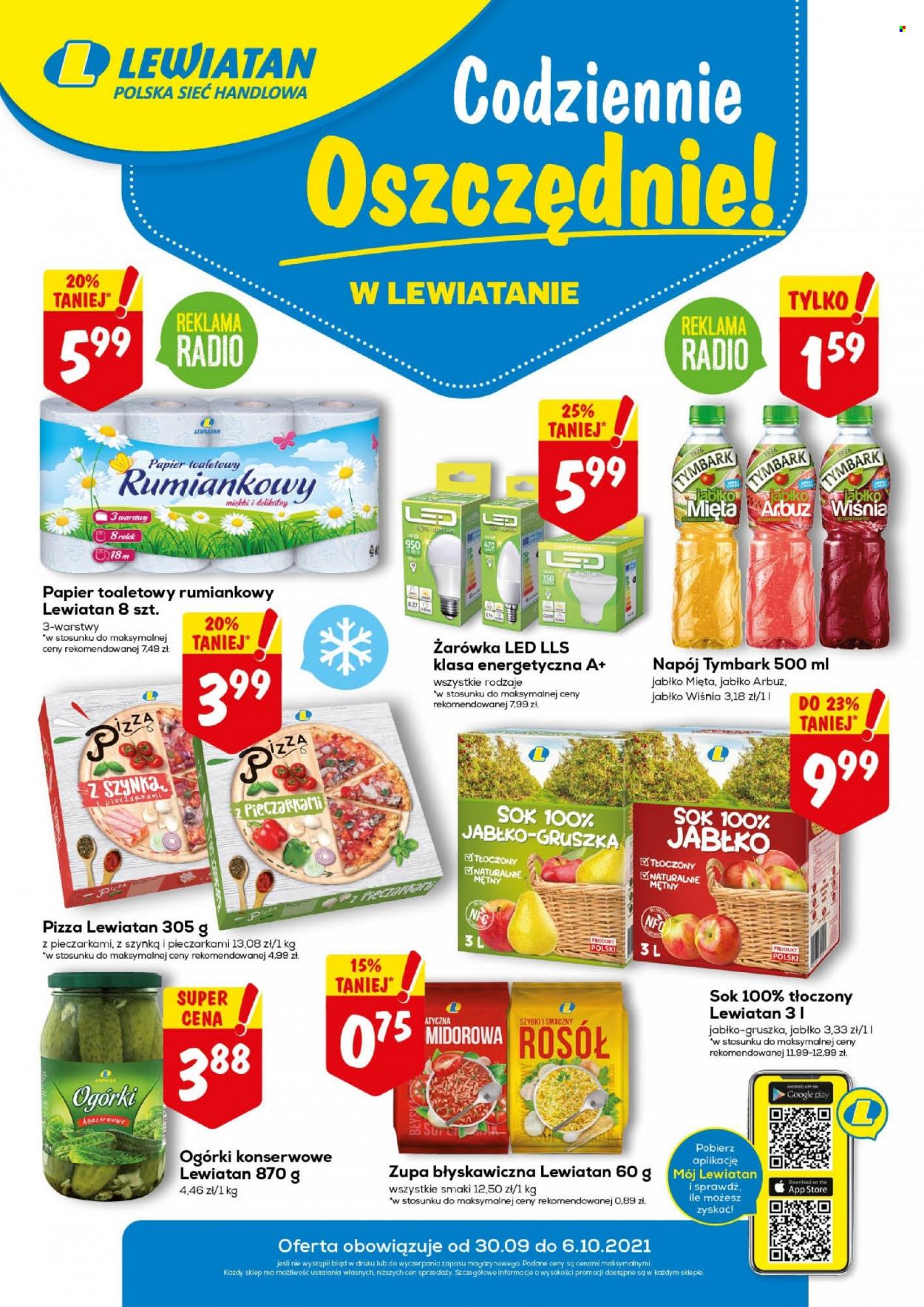 Gazetka Lewiatan - 30.09.2021 - 6.10.2021. Strona 1