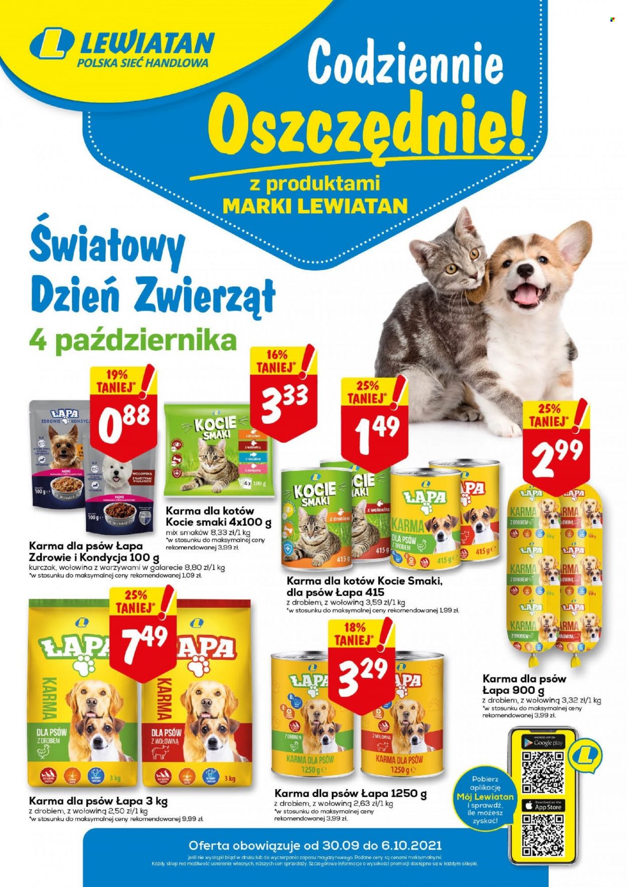 Gazetka Lewiatan - 30.09.2021 - 6.10.2021. Strona 1