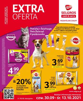 Gazetka Selgros - 30.09.2021 - 13.10.2021.