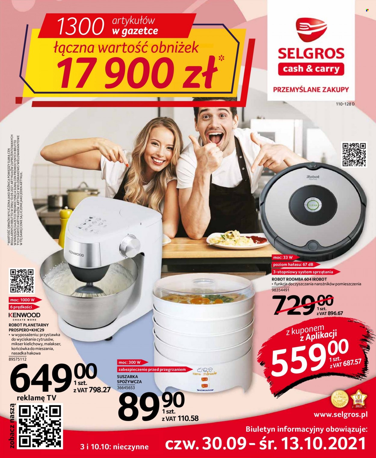 Gazetka Selgros - 30.09.2021 - 13.10.2021. Strona 1