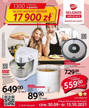 Gazetka Selgros - 30.09.2021 - 13.10.2021.