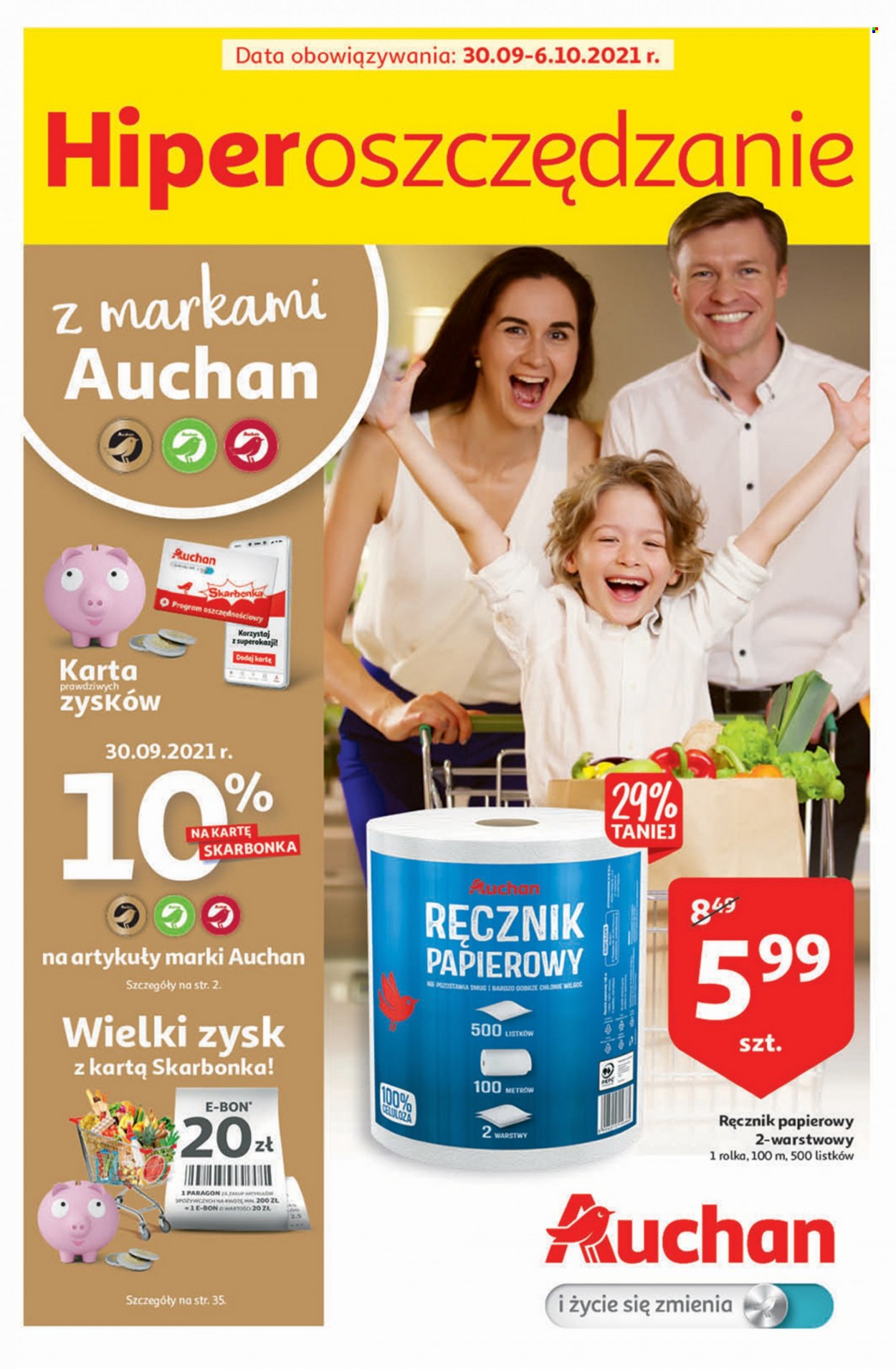 Gazetka Auchan - 30.09.2021 - 6.10.2021. Strona 1