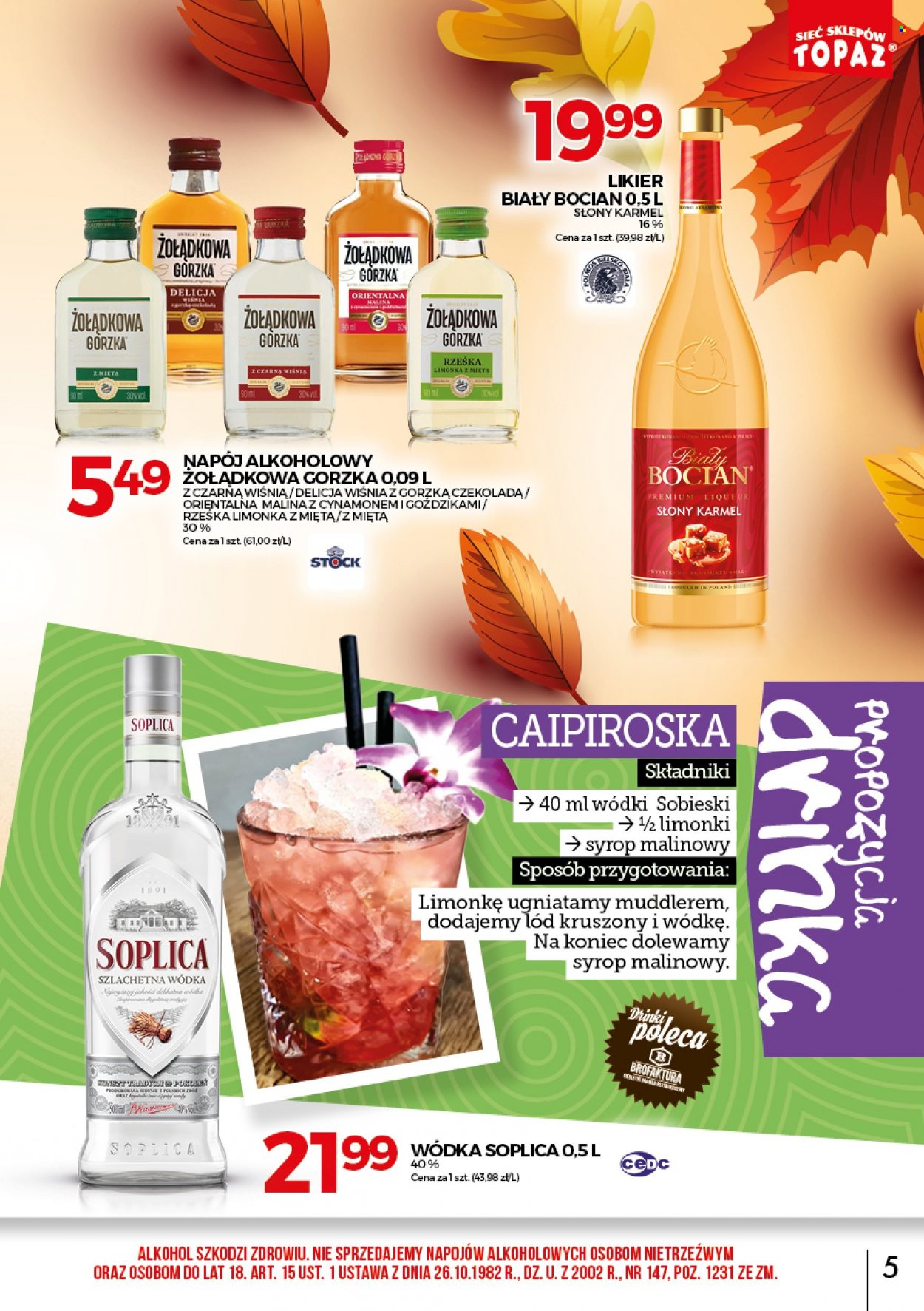 Gazetka Topaz - 1.10.2021 - 31.10.2021. Strona 5