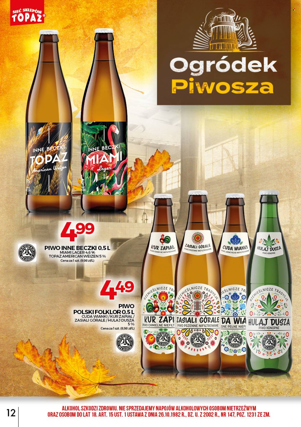 Gazetka Topaz - 1.10.2021 - 31.10.2021. Strona 12