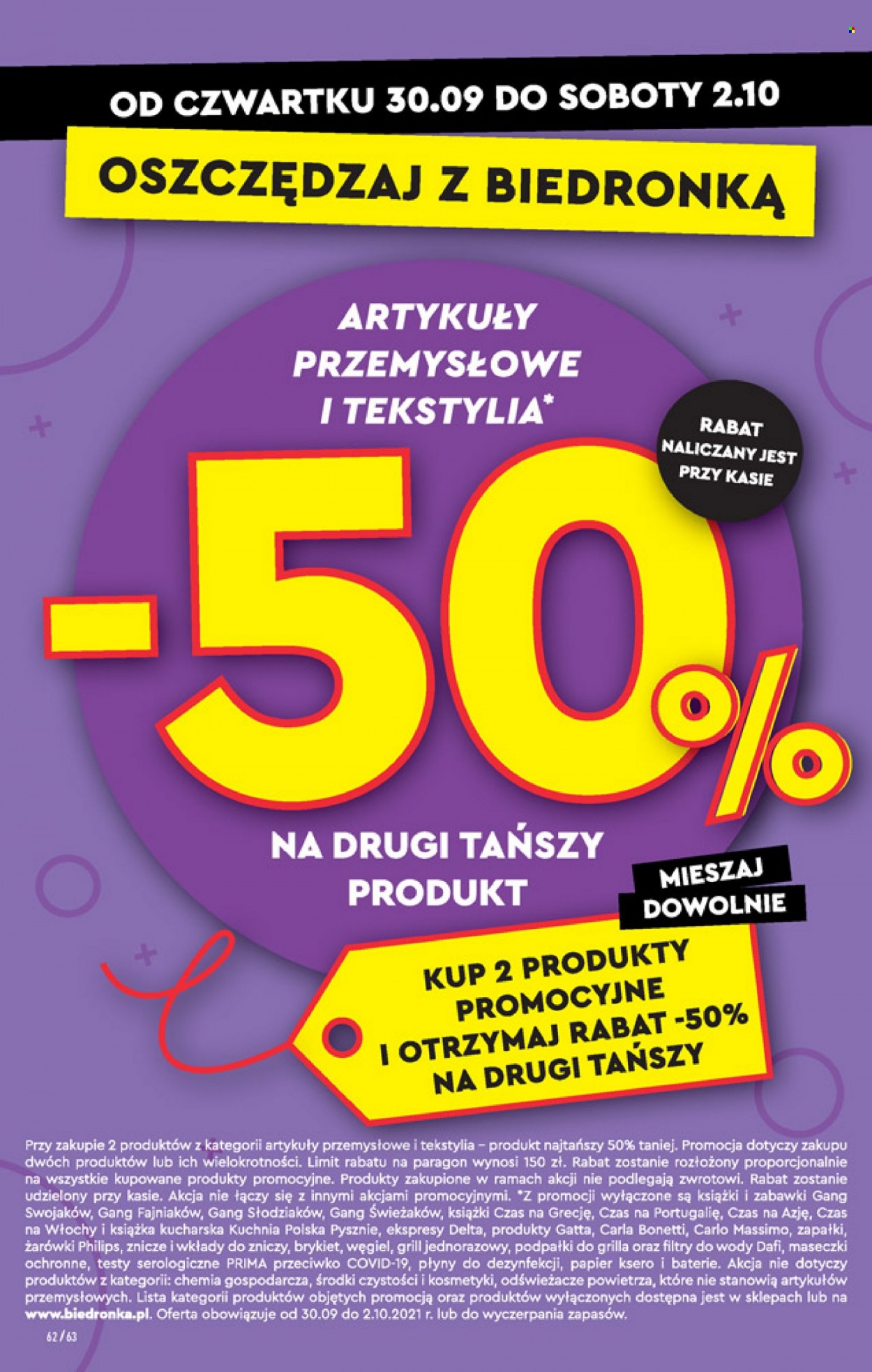 Gazetka Biedronka - 30.09.2021 - 6.10.2021. Strona 62
