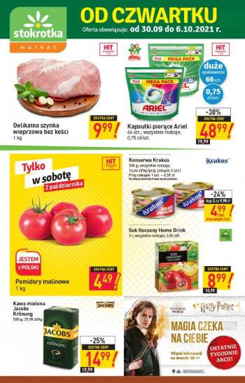 Gazetka Stokrotka Market - 30.09.2021 - 6.10.2021.