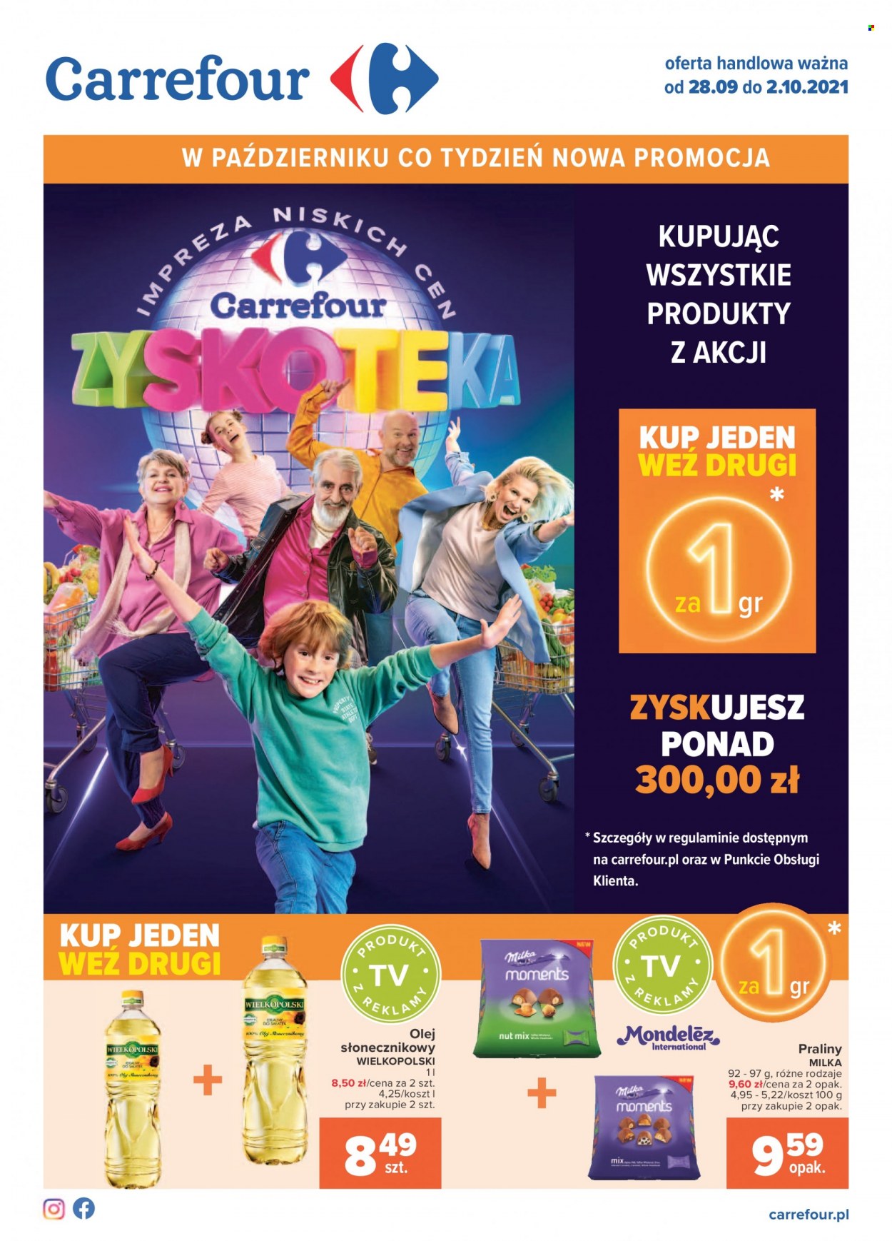Gazetka Carrefour - 28.09.2021 - 2.10.2021. Strona 1