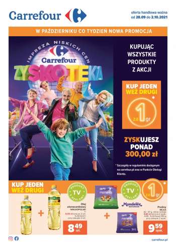 Gazetka Carrefour - 28.09.2021 - 2.10.2021.
