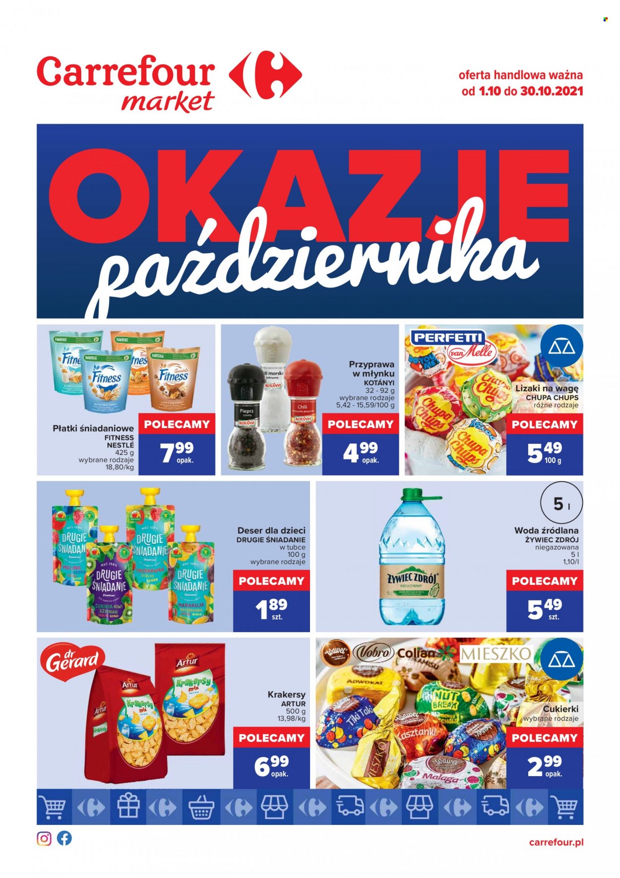 Gazetka Carrefour Market - 1.10.2021 - 30.10.2021. Strona 1