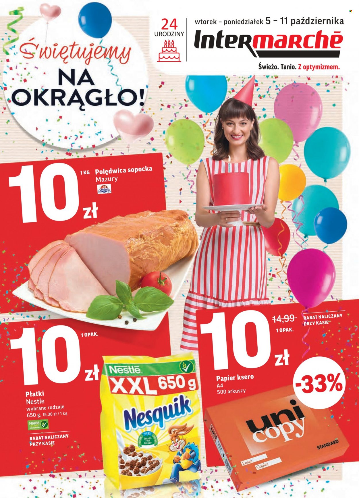 Gazetka Intermarché - 5.10.2021 - 11.10.2021. Strona 1