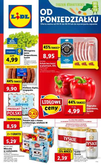 Gazetka Lidl - 4.10.2021 - 6.10.2021.