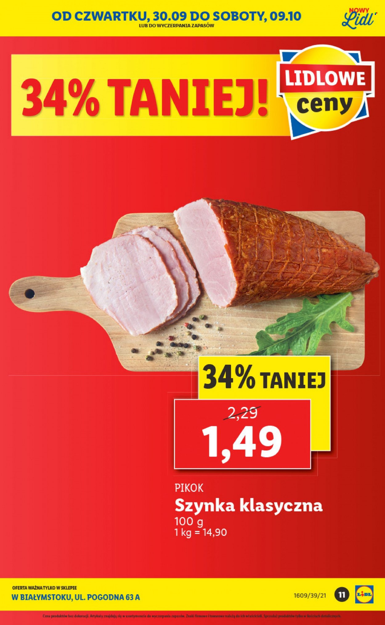 Gazetka Lidl - 30.09.2021 - 9.10.2021. Strona 11
