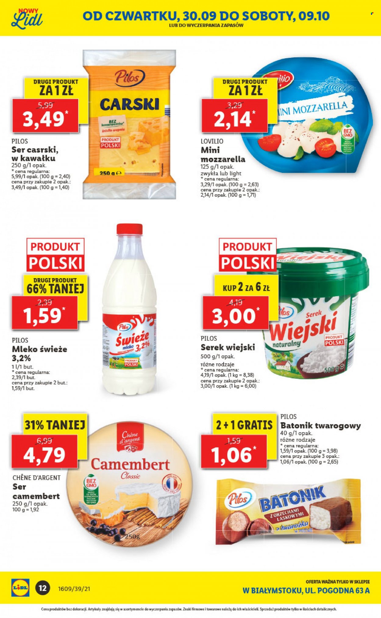 Gazetka Lidl - 30.09.2021 - 9.10.2021. Strona 12