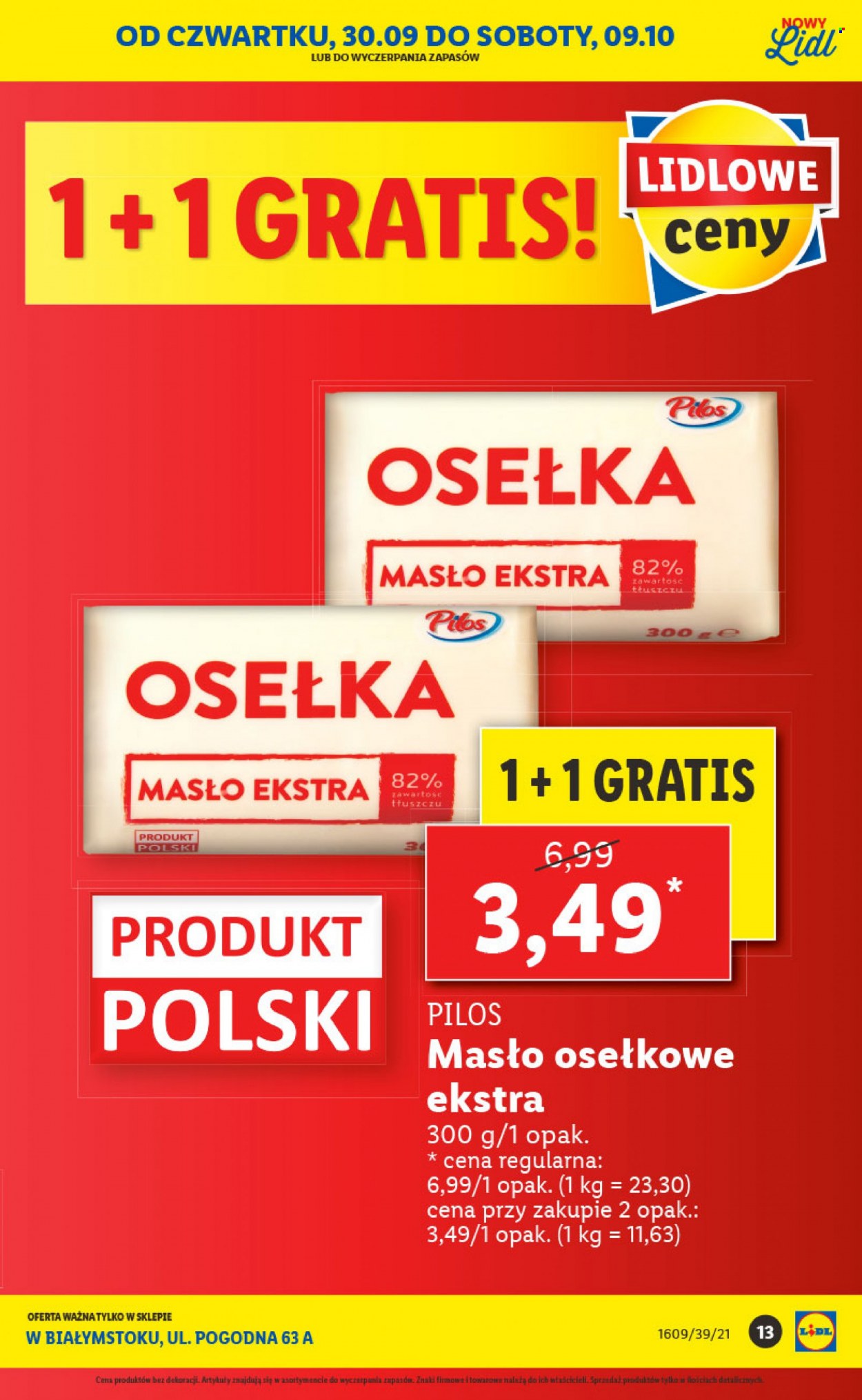 Gazetka Lidl - 30.09.2021 - 9.10.2021. Strona 13