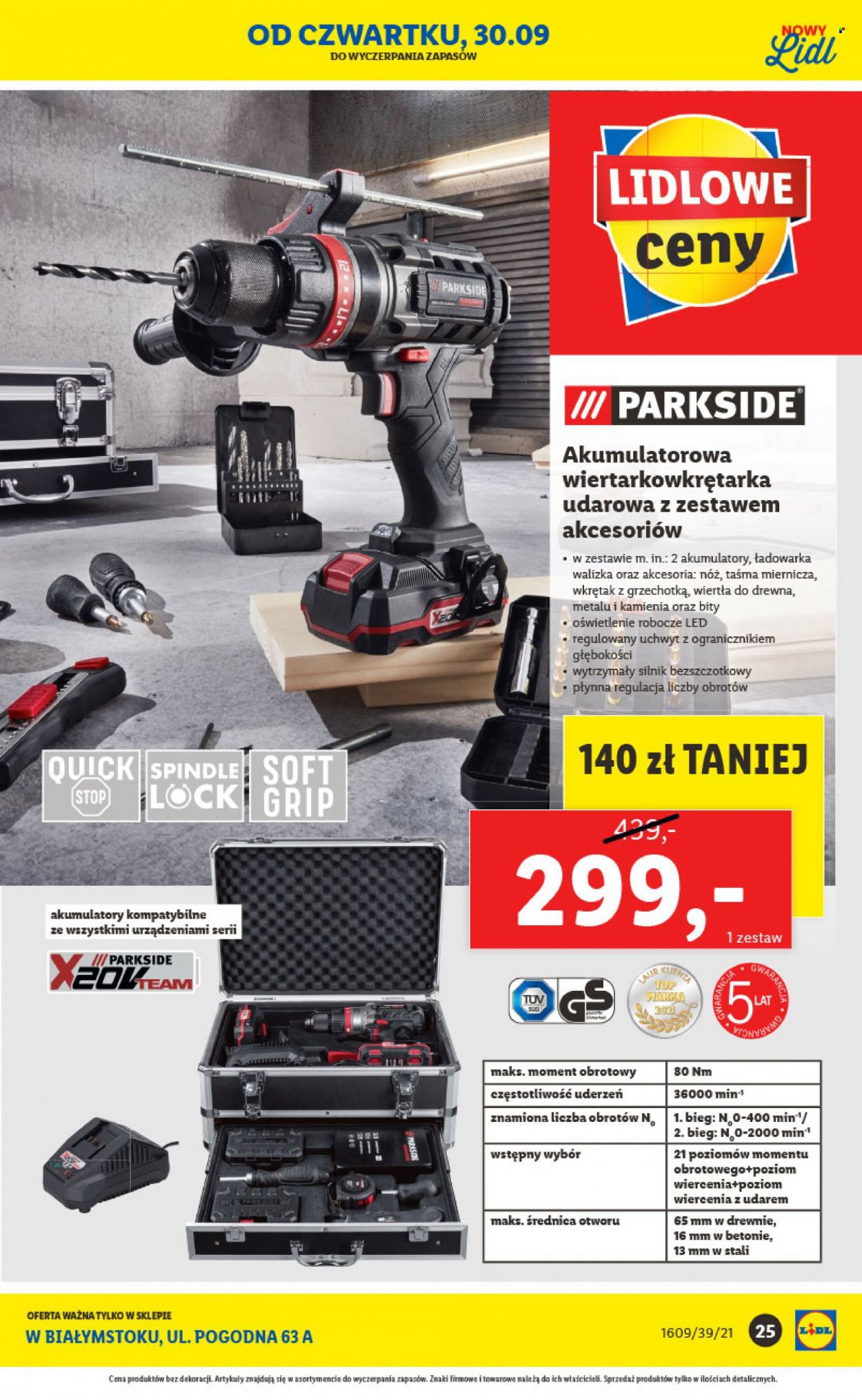 Gazetka Lidl - 30.09.2021 - 9.10.2021. Strona 25