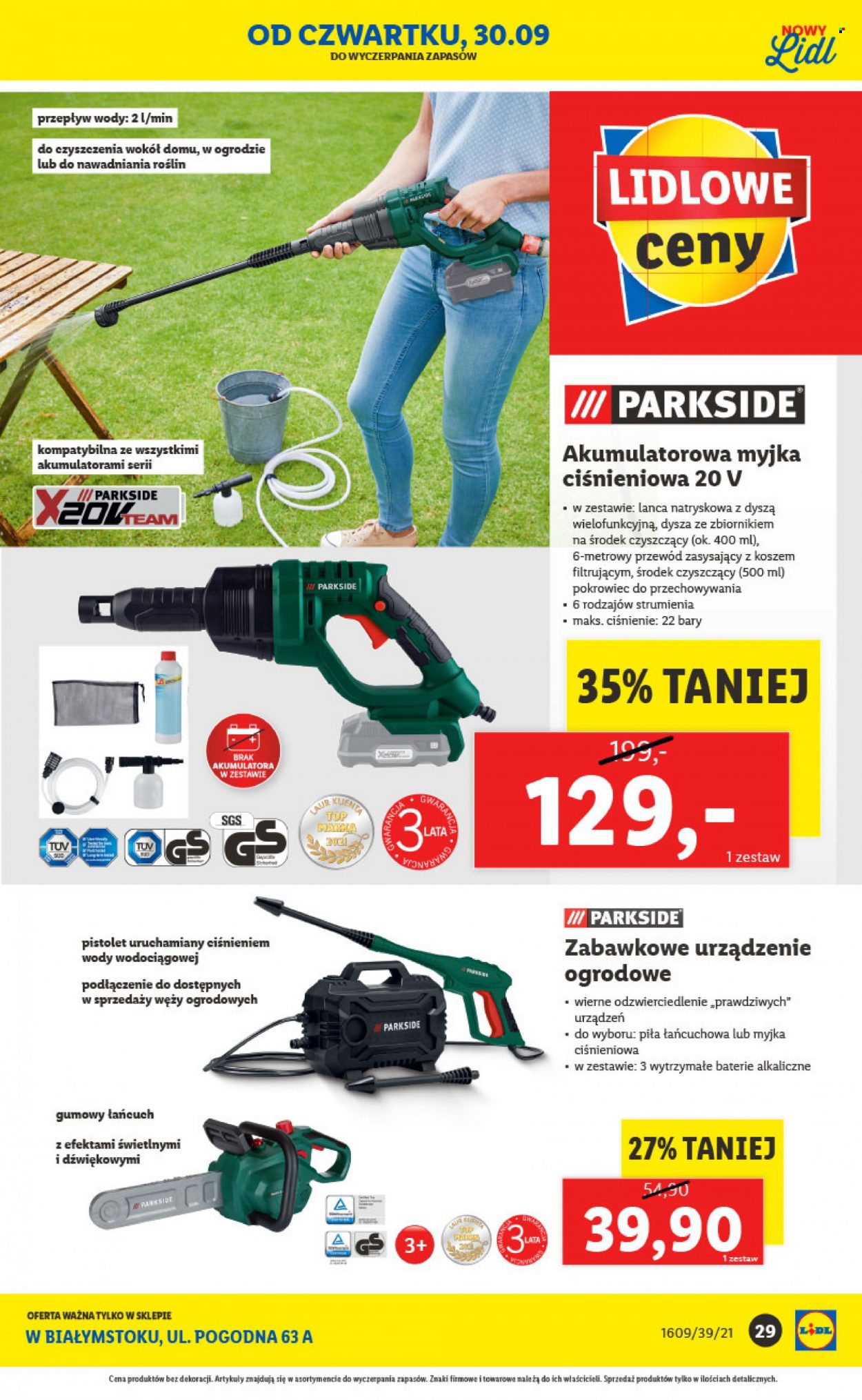 Gazetka Lidl - 30.09.2021 - 9.10.2021. Strona 29